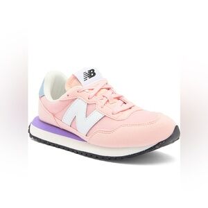 New Balance Kids' Pink and Purple Sneakers 4.5 Girls 237 V1 Shoes Womens 6